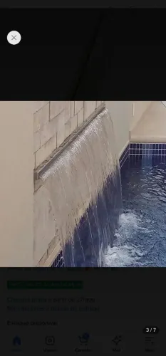 Cascata embutir 1,20 metro