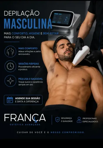 Depilação com a máquina 