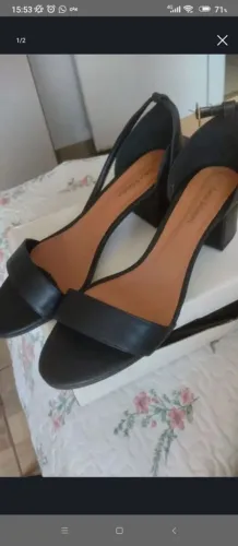 Sandália salto baixo Luiza Sobreira