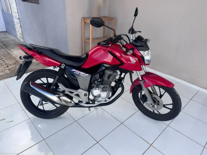 Honda CG Fan 160 Vermelha - Único Dono
