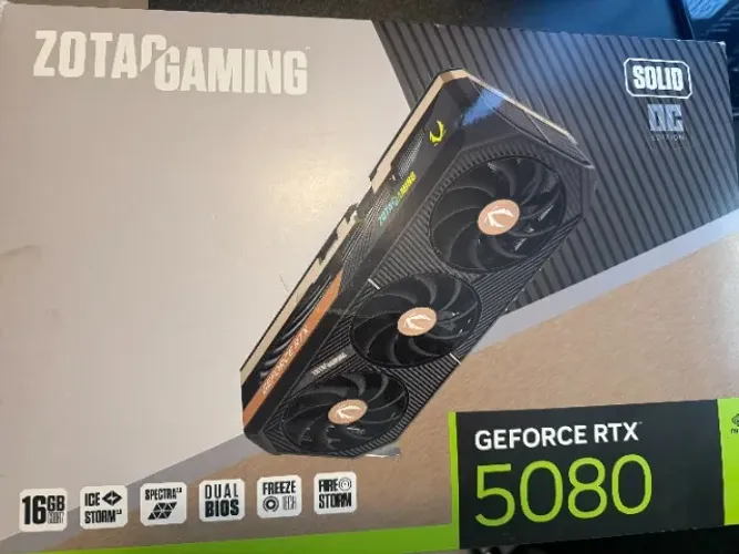 Placa de video RTX 5080 Zotac OC