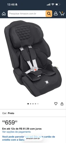 Cadeirinha de carro Tutti baby 9 a 36kg