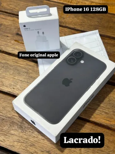 IPhone 16 + Fonte original ( lacrados) Aceito o seu smartphone como parte do pagamento