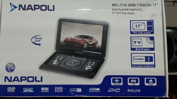 Napoli TV DVD portátil