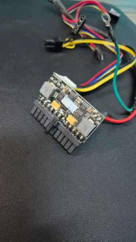 Fonte alimentação ATX Mini ITX DC 12V 24 Pinos 150W para mini PC