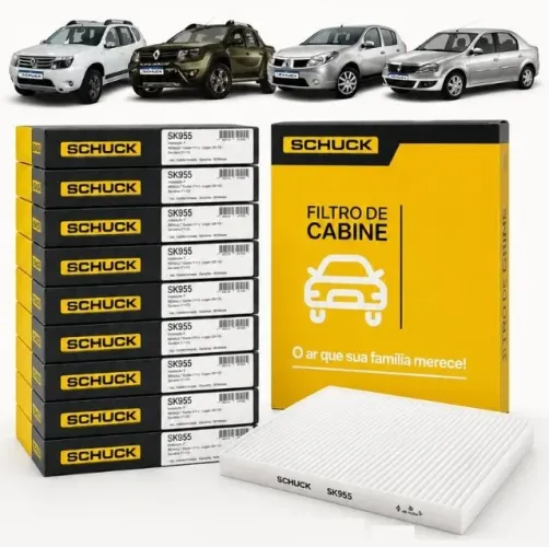 Filtro Cabine Renault Logan Sandero Duster Oroch - Kit C/ 10