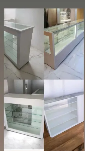 Balcão, recepção, expositor