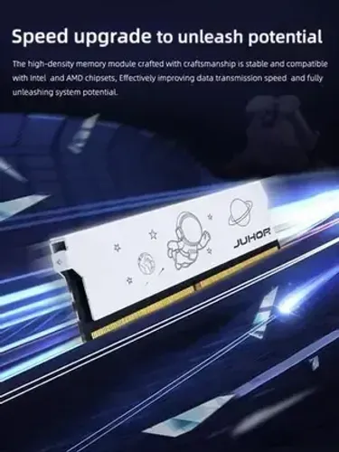 KIT MEMORIA RAM JUHOR ASTRONAUT 16GB (2X8GB) DDR4 3200MHZ CL18 - JUHOR PRECISION TECHNOLOG