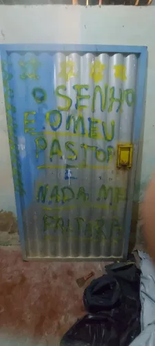 Portão galvanizado  2,10  por 120 metalon