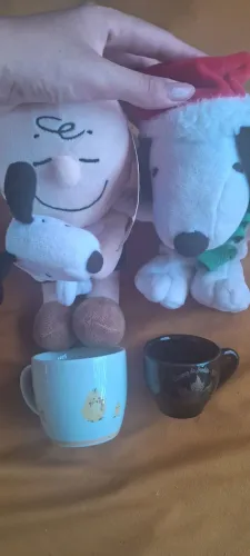 Doação Pelúcias Cacau Show e canecas