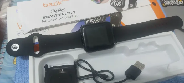 relógio inteligente smartwatch bazik prime w34+