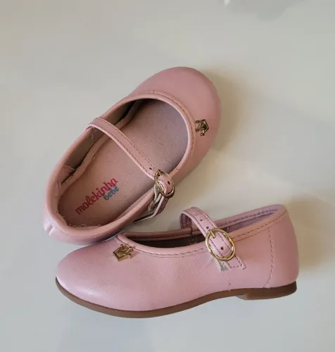 Sapatilha Melissinha rosa também 21