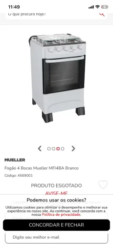 Vendo fogão