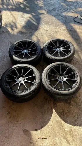 Rodas Rodera GTR Aro 17 4x100 com Pneus
