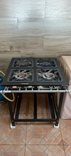 Fogão Industrial 4 Bocas CEFaz - Pronto para Uso