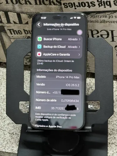 iPhone 14 Pro Max 128 GB - Preto Espacial - Original Anatel