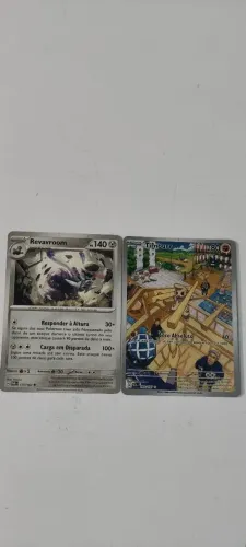 Cartas Pokémon Originais - Revavroom e Timburr