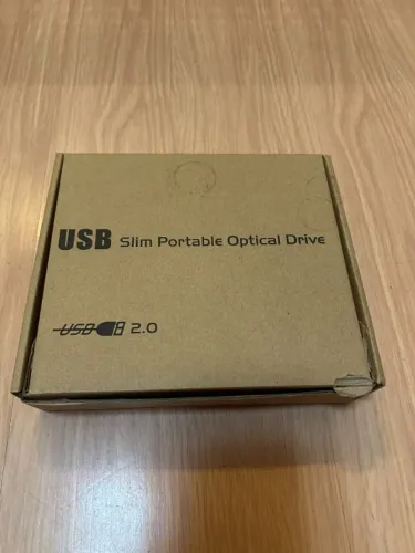 Gravador e Leitor de DVD e CD Externo Slim USB