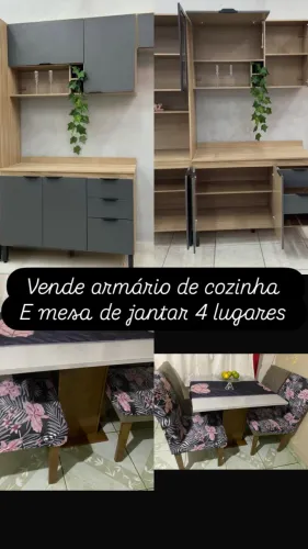 Armário e mesa a venda