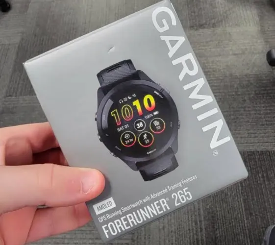 Relogil Garmin Forerunner 265 amoled preto 46mm