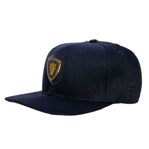 boné seven brand logo metálico snapback