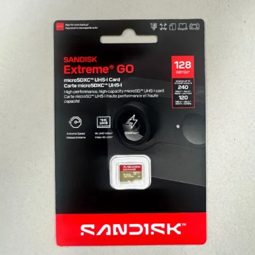 Cartão de memória micro SD 128gb - Sandisk - Extreme GO Original Novo Lacrado