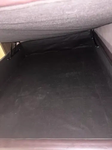 Cama baú casal corinho