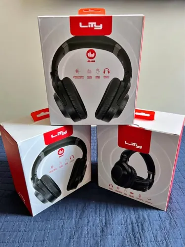 Fone Ouvido Headphone Bluetooth com Cancelamento de Ruído Inteligente (ANC) - Lity H12
