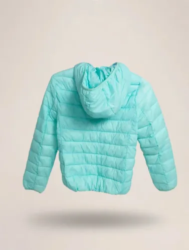 Jaqueta Puffer Blue Steel verde água