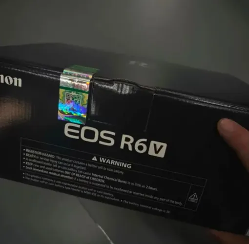 Câmera Cânon Eos R6v Lacrada