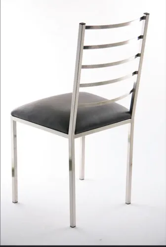 Cadeira de jantar em inox 304 polido 