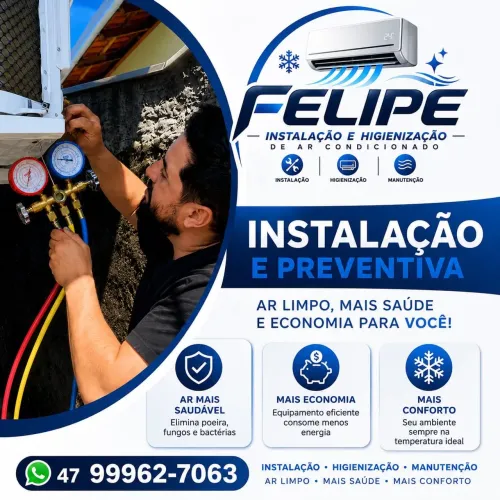 Instalação e higienização