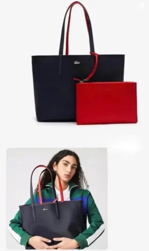 Bolsa grande Lacoste 