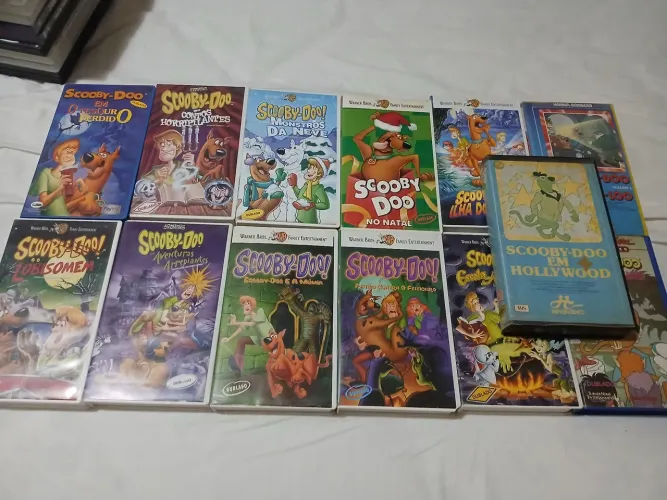 Vhs lote coleçao scooby doo