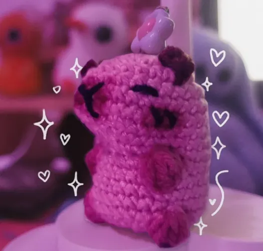 Capivara Amigurumi Fofinho Feito à Mão