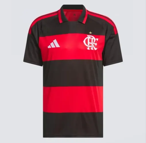 Camisa do flamengo masculina tradicional