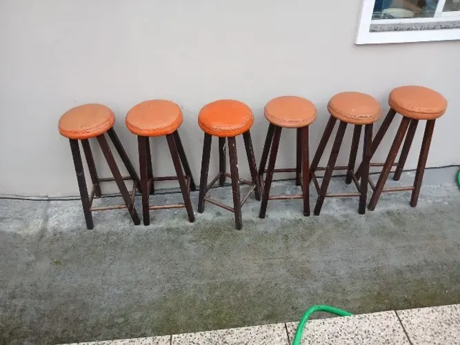 Vendo 6 banquetas