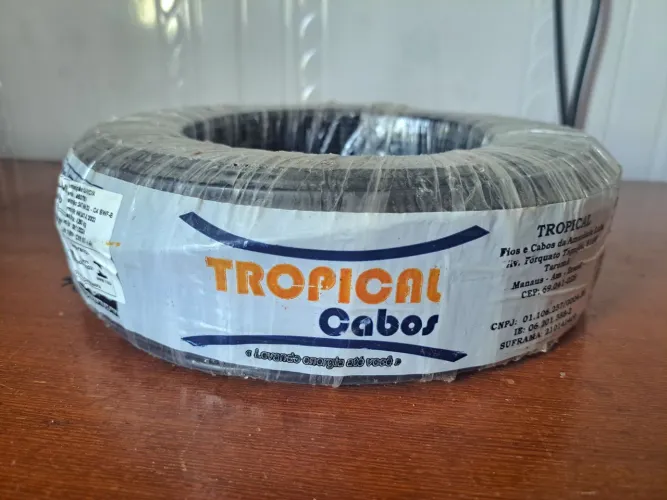 Cabo de Energia Flexível Antichama (100 Metros) [Tropical cabos] 