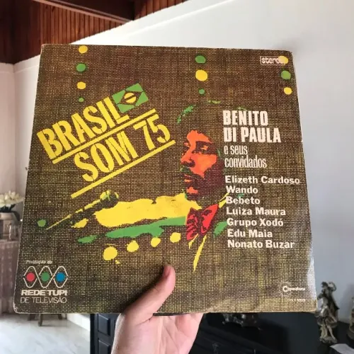 lp vinil - brasil som 75 - benito di paula
