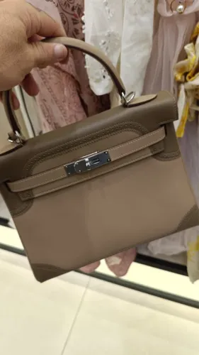 Bolsa Hermes Kelly feita a mão modelo novo