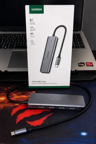 Hub USB-C UGREEN 4 Portas USB 3.0 5Gbps