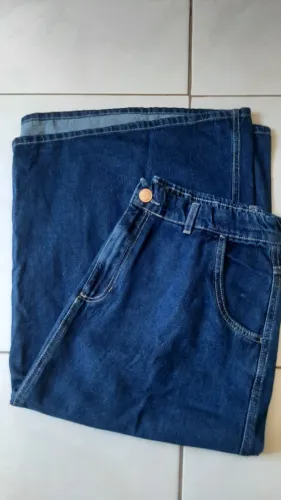 Saia jeans Midi longa