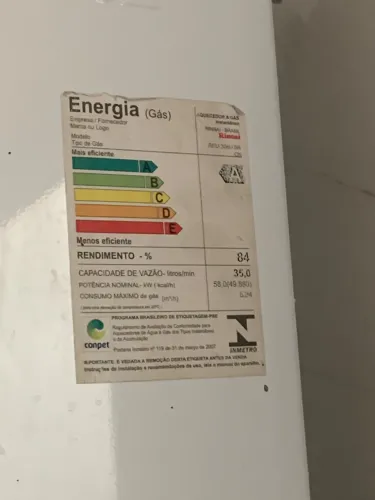 Aquecedor Rinnai 35 litros