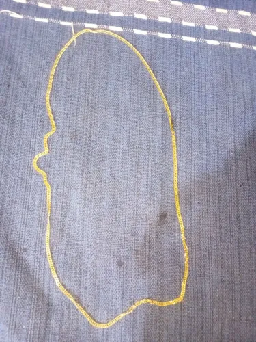 Cordão masculino Grumet dourado*novo*!
