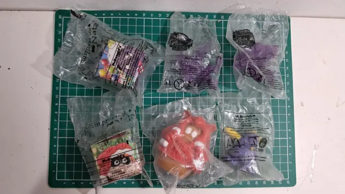 6 brindes lacrados McDonald's anos 90