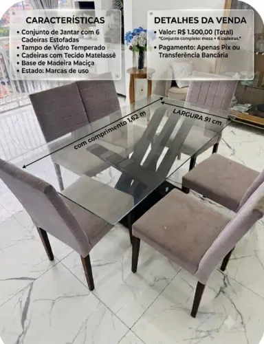 Conjunto de jantar completo