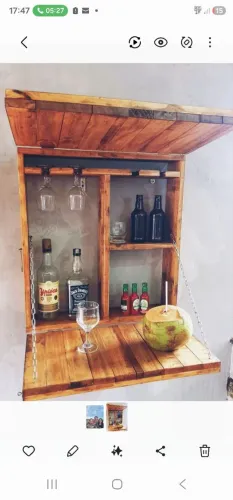 Adega para colocar bebidas colocar molhos de pimentas copos só faço por encomenda