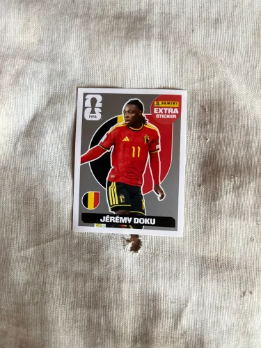 Figurinha da copa extra  prata 