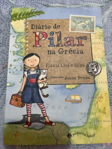 Livro Diário de Pilar na Grécia