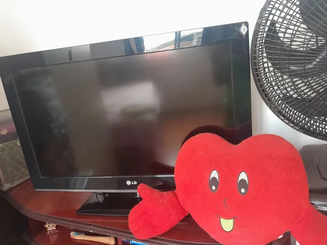 TV 32" LG + Ventilador Mondial grande
